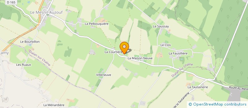 localisation de l'entreprise MONSIEUR NOEL VILLIERE  DIALAN SUR CHAINE