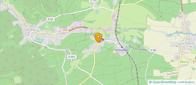 localisation de l'entreprise MONSIEUR NOEL WALTER  EICHHOFFEN