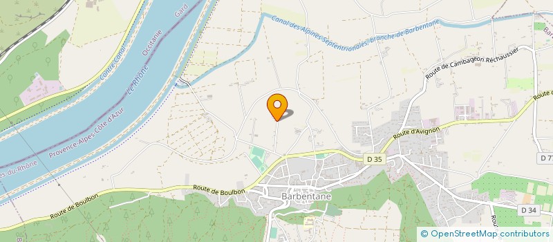 localisation de l'entreprise MONSIEUR NOEL WYSS  BARBENTANE