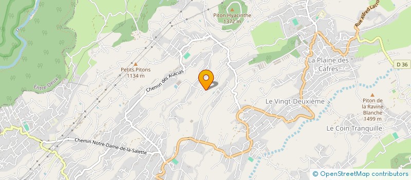 localisation de l'entreprise MONSIEUR NOEL XAVIER  LE TAMPON