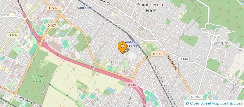 localisation de l'entreprise MONSIEUR NOEL YVES CATTENAT à SAINT-LEU-LA-FORET