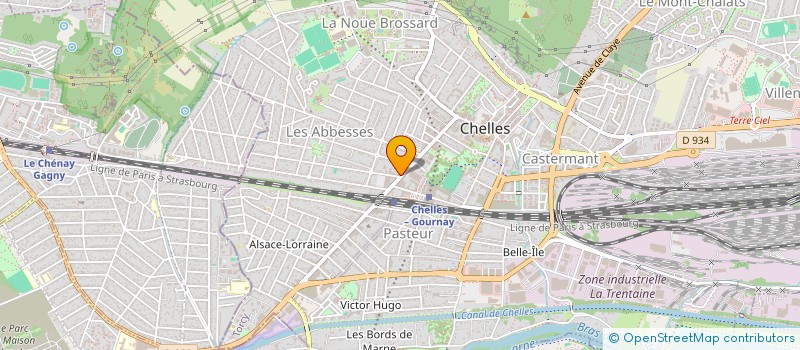localisation de l'entreprise MONSIEUR NOEL ZEPP à CHELLES