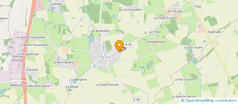 localisation de l'entreprise MONSIEUR NOELLE HAYEE à PUCEUL