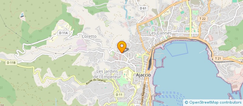 localisation de l'entreprise MONSIEUR NOEMIO ROCHA à AJACCIO