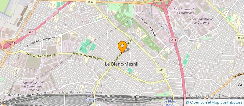 localisation de l'entreprise MONSIEUR NOFAL BOUCHAMAMA à LE BLANC-MESNIL