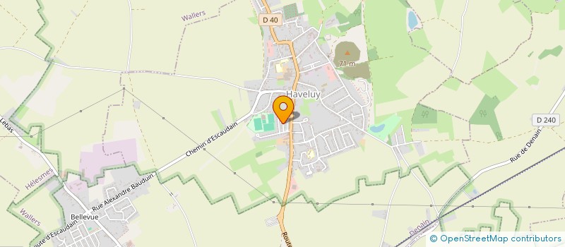 localisation de l'entreprise MONSIEUR NOFEL BELQASMI  HAVELUY