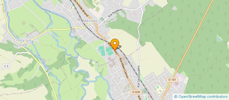 localisation de l'entreprise MONSIEUR NOGAN POUPART  MENILLES