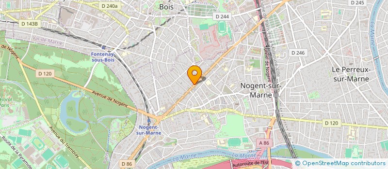 localisation de l'entreprise MONSIEUR NOGENT-SUR-MARNE ROC  NOGENT-SUR-MARNE