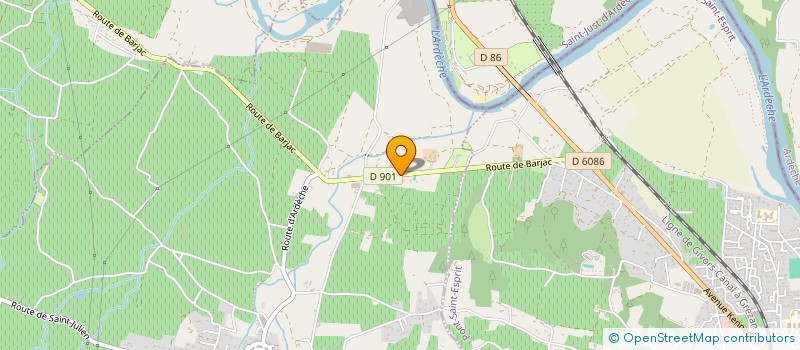 localisation de l'entreprise MONSIEUR NOGIER MARC  SAINT-PAULET-DE-CAISSON