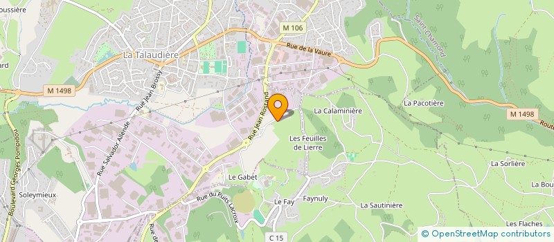 localisation de l'entreprise MONSIEUR NOHA BONY à LA TALAUDIERE