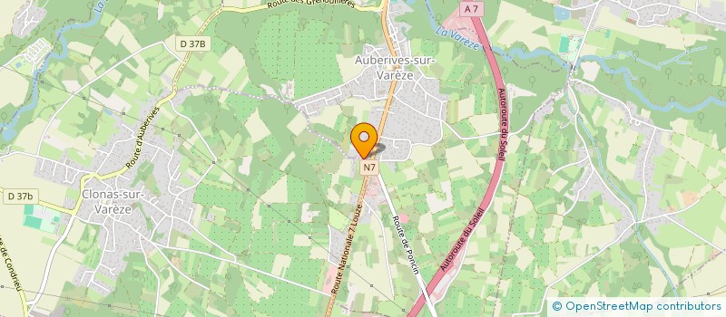 localisation de l'entreprise MONSIEUR NOHAM BACHIL  AUBERIVES-SUR-VAREZE