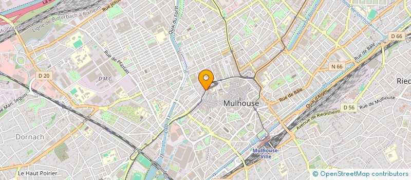 localisation de l'entreprise MONSIEUR NOHAM DJERBOUA  MULHOUSE