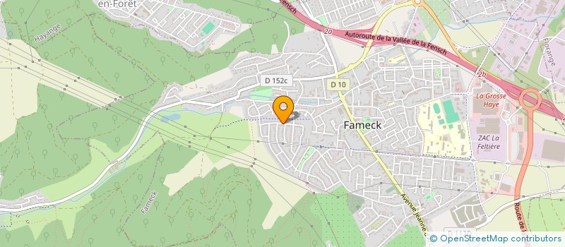 localisation de l'entreprise MONSIEUR NOHAM LADRAA  FAMECK