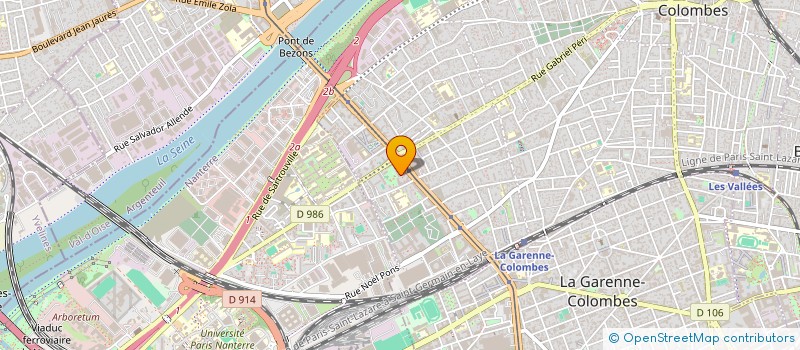localisation de l'entreprise MONSIEUR NOHAM LAZAAR  COLOMBES
