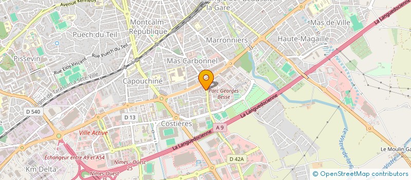 localisation de l'entreprise MONSIEUR NOHAM METHEL  NIMES