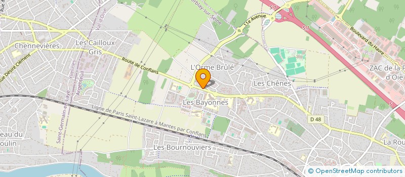 localisation de l'entreprise MONSIEUR NOHON ISSA  HERBLAY-SUR-SEINE