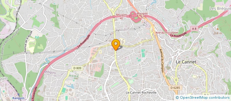 localisation de l'entreprise MONSIEUR NOKA TAGBE à LE CANNET