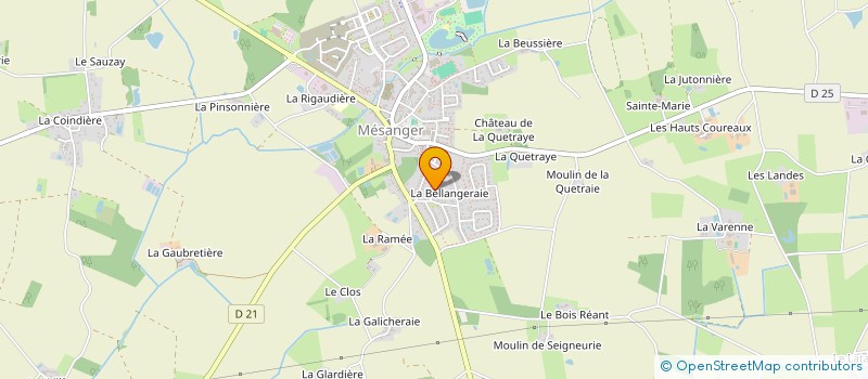 localisation de l'entreprise MONSIEUR NOLAN BELAY  MESANGER