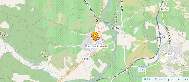 localisation de l'entreprise MONSIEUR NOLAN BERTRAND  ROUFFIAC-D'AUDE