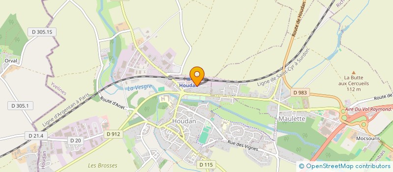 localisation de l'entreprise MONSIEUR NOLAN BIQUET  HOUDAN