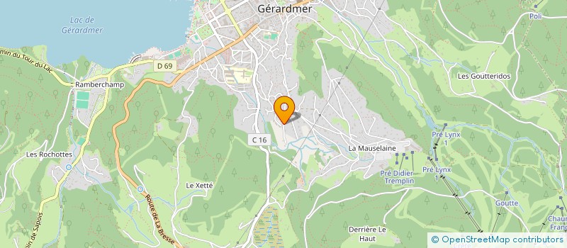 localisation de l'entreprise MONSIEUR NOLAN BLANCHARD  GERARDMER