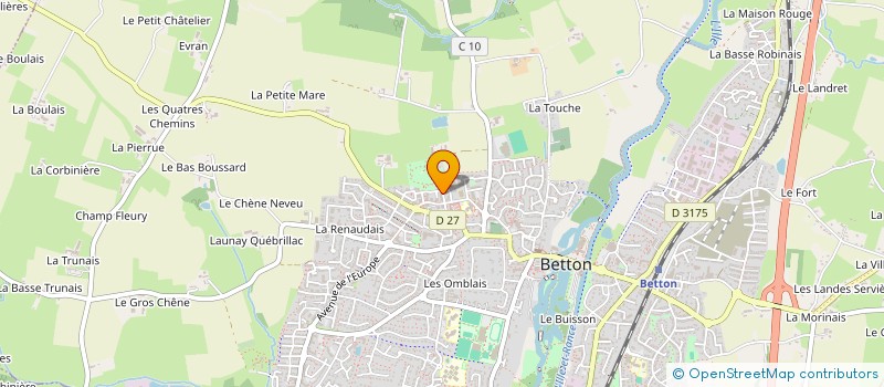 localisation de l'entreprise MONSIEUR NOLAN CHEVALIER  BETTON