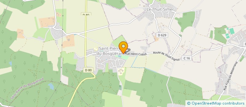 localisation de l'entreprise MONSIEUR NOLAN COUTURIER  SAINT-PIERRE-DU-BOSGUERARD