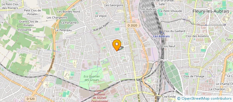 localisation de l'entreprise MONSIEUR NOLAN DIALLO à ORLEANS
