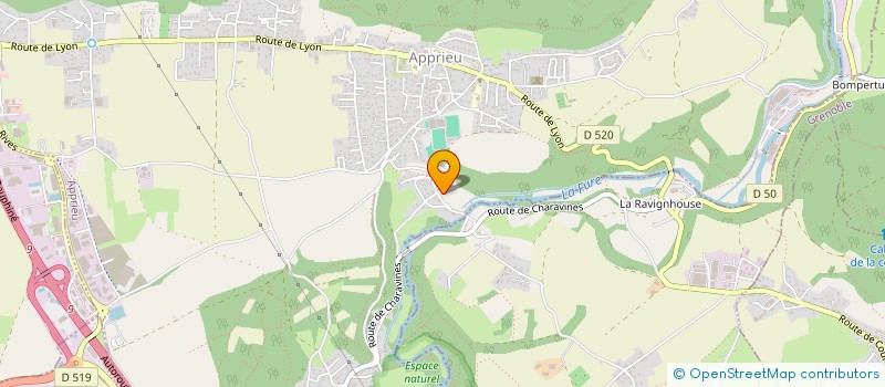 localisation de l'entreprise MONSIEUR NOLAN FALLA  APPRIEU