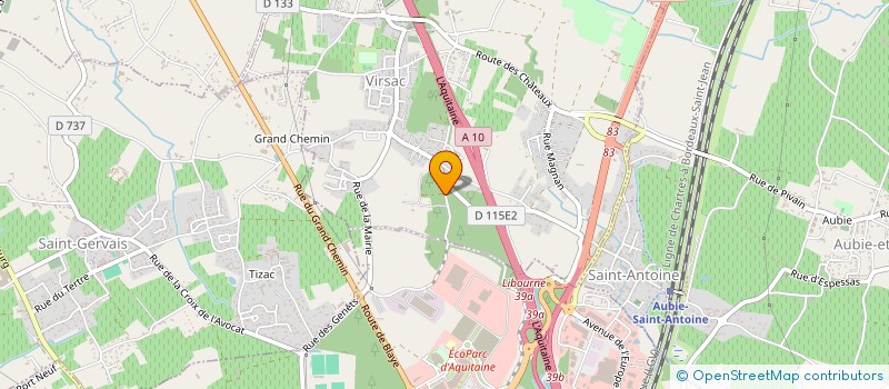 localisation de l'entreprise MONSIEUR NOLAN GALLOPIN à VIRSAC