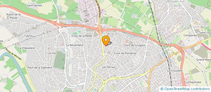 localisation de l'entreprise MONSIEUR NOLAN GRATALOUPT  BEZIERS