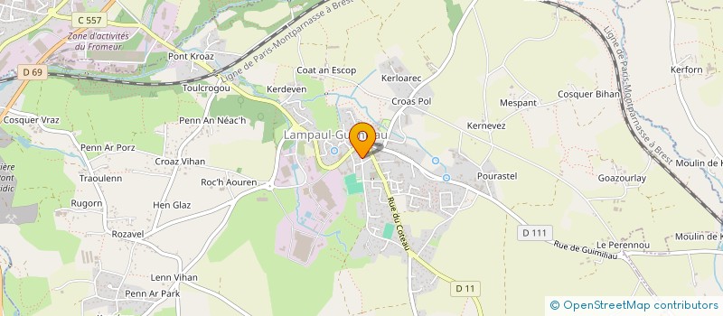 localisation de l'entreprise MONSIEUR NOLAN JOSEPH  LAMPAUL-GUIMILIAU