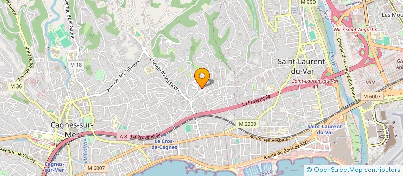 localisation de l'entreprise MONSIEUR NOLAN LEGRAND à CAGNES-SUR-MER