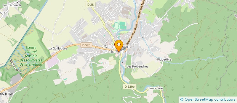 localisation de l'entreprise MONSIEUR NOLAN LORIGIOLA  SAINT-LAURENT-DU-PONT