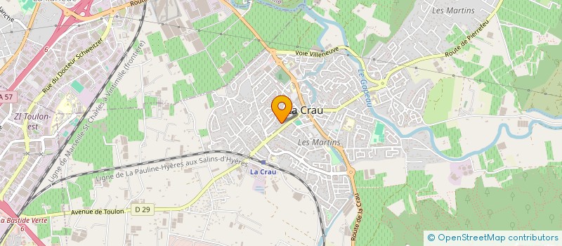 localisation de l'entreprise MONSIEUR NOLAN MAZZOLA  LA CRAU