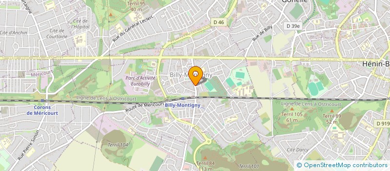 localisation de l'entreprise MONSIEUR NOLAN MERESSE à BILLY-MONTIGNY