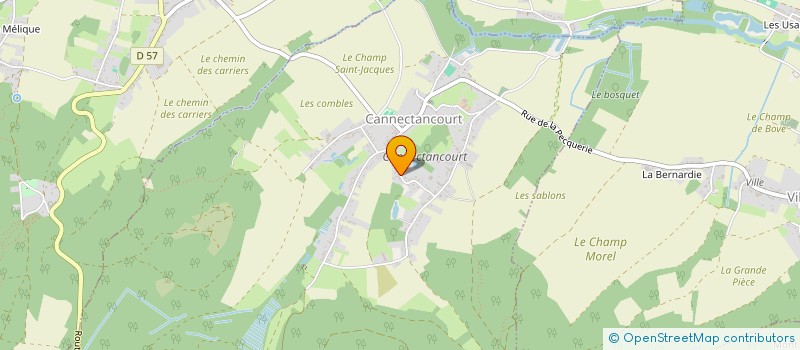 localisation de l'entreprise MONSIEUR NOLAN PATE--BLANCHON  CANNECTANCOURT