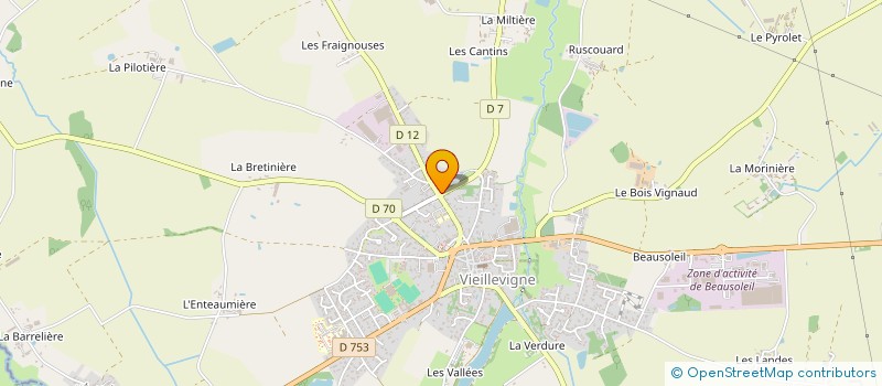 localisation de l'entreprise MONSIEUR NOLAN PREVOST  VIEILLEVIGNE