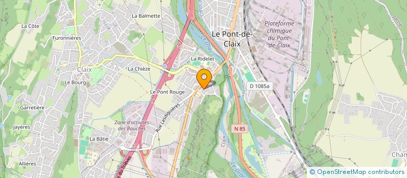 localisation de l'entreprise MONSIEUR NOLAN SANCHEZ  CLAIX