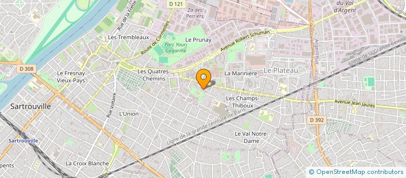 localisation de l'entreprise MONSIEUR NOLAN VINCENT  SARTROUVILLE