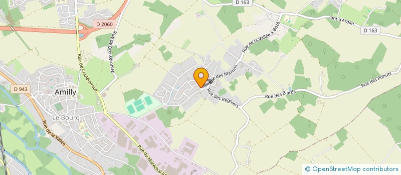 localisation de l'entreprise MONSIEUR NOLANN BEZARD  AMILLY