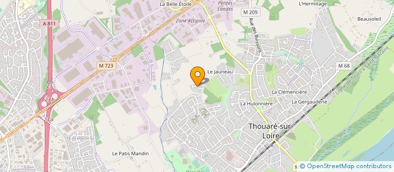 localisation de l'entreprise MONSIEUR NOLANN BOECASSE  THOUARE-SUR-LOIRE