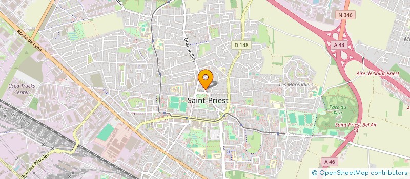 localisation de l'entreprise MONSIEUR NOLANN CHEVROT  SAINT-PRIEST