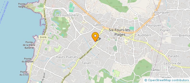 localisation de l'entreprise MONSIEUR NOLANN FREY à SIX-FOURS-LES-PLAGES