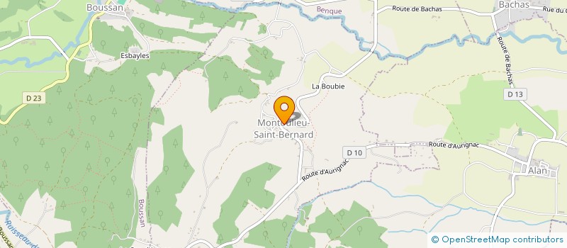 localisation de l'entreprise MONSIEUR NOLANN PAULIN  AURIGNAC