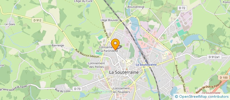 localisation de l'entreprise MONSIEUR NOLANN PENNEC à LA SOUTERRAINE