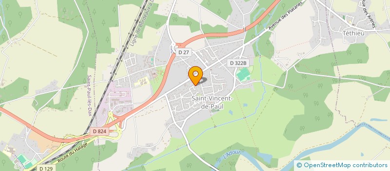 localisation de l'entreprise MONSIEUR NOLANN PICOLO--BAUDOIN  SAINT-VINCENT-DE-PAUL