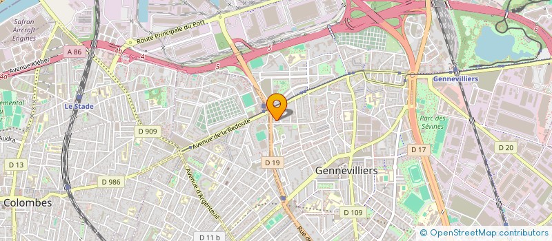 localisation de l'entreprise MONSIEUR NOLBERTO RUBIANO VALENCIA à GENNEVILLIERS