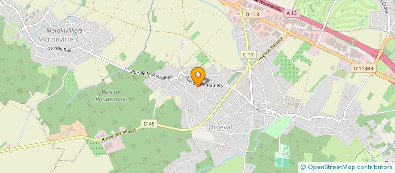 localisation de l'entreprise MONSIEUR NOLHAN COMBEAU  ORGEVAL