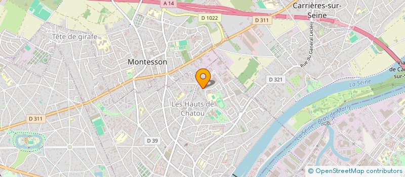 localisation de l'entreprise MONSIEUR NOLHAN HUBERT  CHATOU